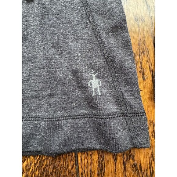 Smartwool Women’s Merino 250 1/4 Zip Baselayer Top Charcoal Heather Medium NWT - Picture 6 of 11